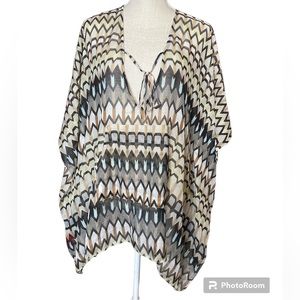 NWT Echo Design Sheer Beach Cover Up